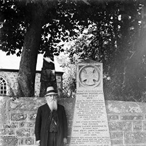 Dolly Pentreaths memorial, St Pol de Leon churchyard, Paul, Cornwall. Late 1800s or early 1900s