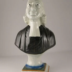 Earthenware Bust of John Wesley, Staffordshire, England