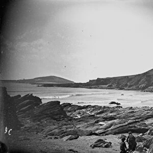 East Looe beach, Cornwall. Probably 1880s