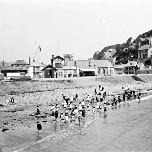 East Looe beach, Looe, Cornwall. 1904