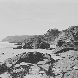 East side of Polzeath beach, St Minver, Cornwall. 1907