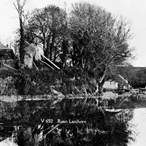 Estuary below the village, Ruan Lanihorne, Cornwall. Probably 1910s