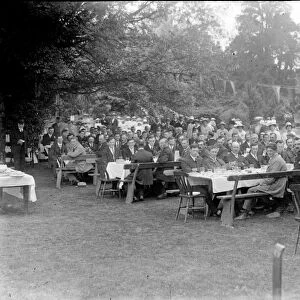 Ex-servicemen at Nansawsen, Ladock, Cornwall. August 1919