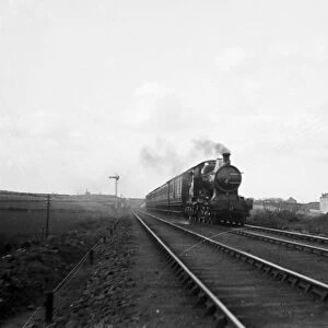 Express passenger train Trevingey, Redruth, Cornwall. Early 1900s