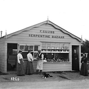 F. Squibbs Serpentine Bazaar, The Lizard, Landewednack, Cornwall. Early 1900s
