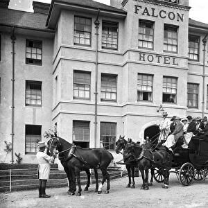 Falcon Hotel, Bude, Cornwall. Early 1900s