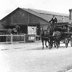 Falmouth Railway Station, Cornwall. Early 1900s