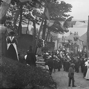 Fentonluna Lane, Padstow, Cornwall. Early 1900s