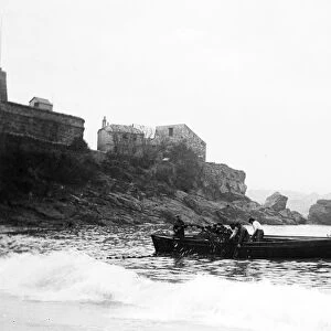 Fishing, St Ives, Cornwall. Early 1900s