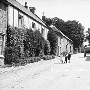Fore Street, Grampound, Cornwall. Early 1900s