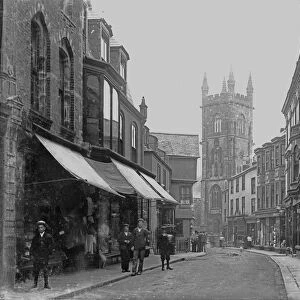 Fore Street looking east, St Austell, Cornwall. 1900s