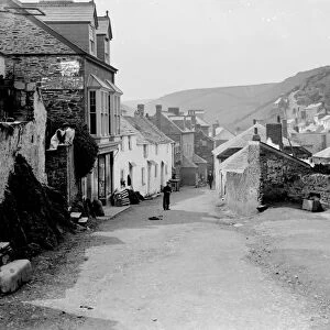 Fore Street, Port Isaac, Cornwall. 1906