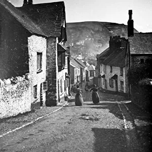 Fore Street, West Looe, Cornwall. Probably 1890