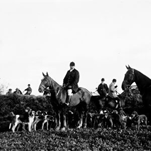 The Fourburrow Hunt, Cornwall. 1st November 1911