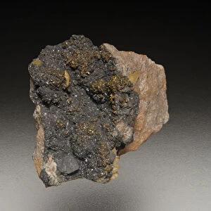 Galena with Calcite, Sphalerite and Pyrite, Staunton Harold, Leicestershire, England