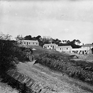 General surface view, Alfred mine, Perranzabuloe, Cornwall. Around 1910