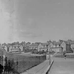 General view of houses at Hendra, Truro, Cornwall. Late 1920s