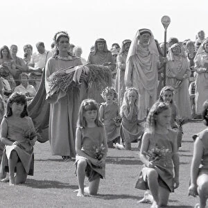 Gorsedh Kernow Bardic ceremony, Roche, Cornwall. September 1991