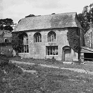 Great hall and former chapel of St Mary Magdalene, Trecarrel Manor, Lezant, Cornwall. 1959
