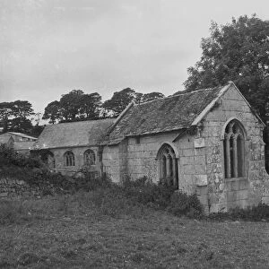 Great hall and former chapel of St Mary Magdalene, Trecarrel Manor, Lezant, Cornwall. 1959