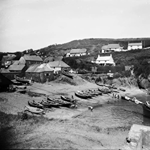 The Harbour, Cadgwith, Cornwall. 1908