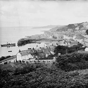 The harbour, St Mawes, Cornwall. 29th June 1912