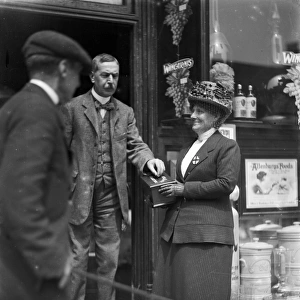 Hospital Day collection in Truro, Cornwall. 1910s