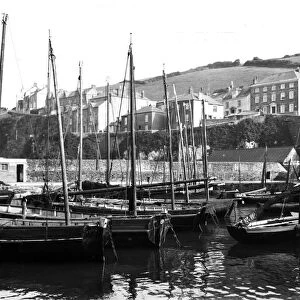 Inner harbour, Mevagissey, Cornwall. 1909