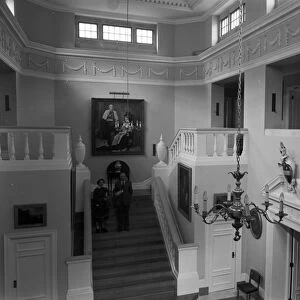 Interior of Mount Edgcumbe House, Maker, Cornwall. 1962