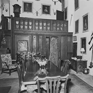 Interior of Tonacombe Manor, Morwenstow, Cornwall. 1958