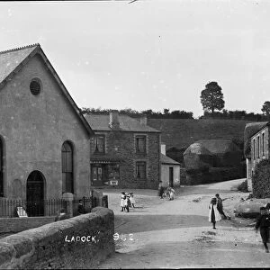 Ladock village, Cornwall. Early 1900s