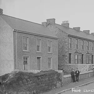 Four Lanes, Wendron, Cornwall. Early 1900s