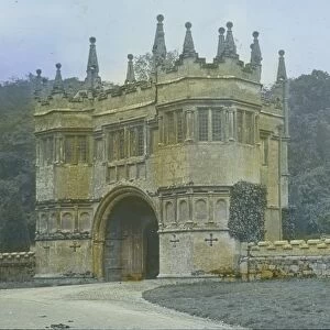 Lanhydrock gatehouse, Bodmin, Cornwall. Around 1925