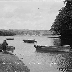 Larch Cottages, Helford, Cornwall. Early 1900s
