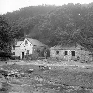 Lawrys Mill, Carnanton Woods, St Mawgan in Pydar, Cornwall. Around 1890