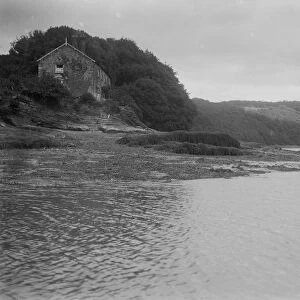 Malpas Ferry landing, St Michael Penkivel, Cornwall. Probably early 1900s