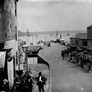 Market Strand, Falmouth, Cornwall. 1910-1920