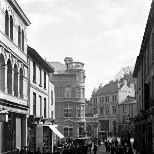 Market Strand, Falmouth, Cornwall. Early 1900s