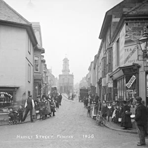 Market Street, Penryn, Cornwall. Early 1900s