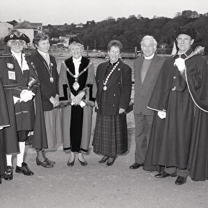 Mayor Making, Fowey, Cornwall. May 1996
