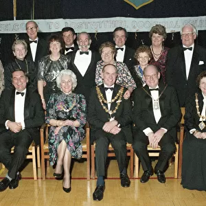Mayors Ball, Lostwithiel, Cornwall. December 1989