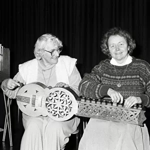 Medieval Music, Lostwithiel, Cornwall. February 1990