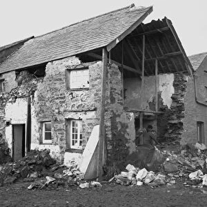 Middle Tremollett Farm. North Hill, Cornwall. 1974