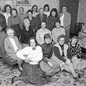 Mothers Union, St Winnow, Cornwall. November 1988