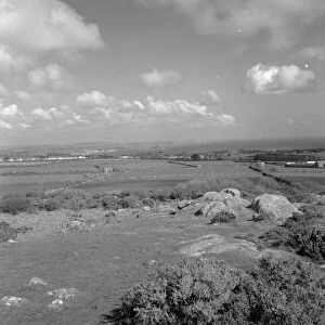 Mounts Bay from Trengwainton, Madron, Cornwall. 1969