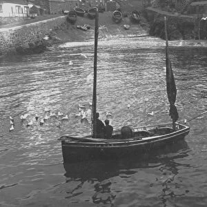Mullion Cove (Porth Mellin), Mullion, Cornwall. 13th June 1908