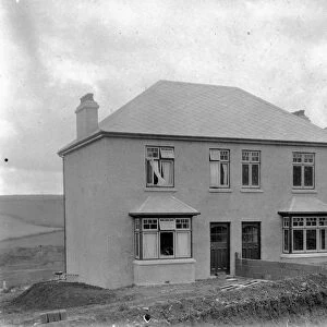 New houses, St Georges Hill, Perranporth, Perranzabuloe, Cornwall. 1930s