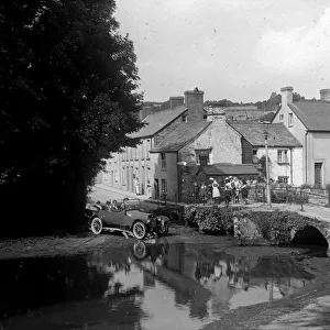 Old Bridge, Launceston, Cornwall. 7th July 1921