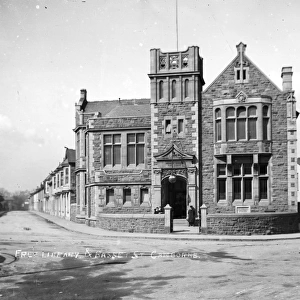 Passmore Edwards Library, Trevenson Road, Camborne, Cornwall. Early 1900s