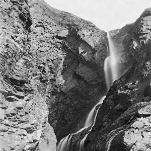 Pentargon waterfall, St Juliot, near Boscastle, Cornwall. 1902